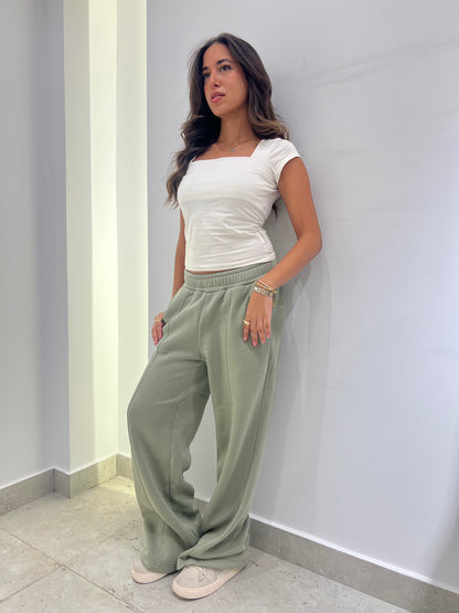 Essential Wide-Leg Lounge Pants