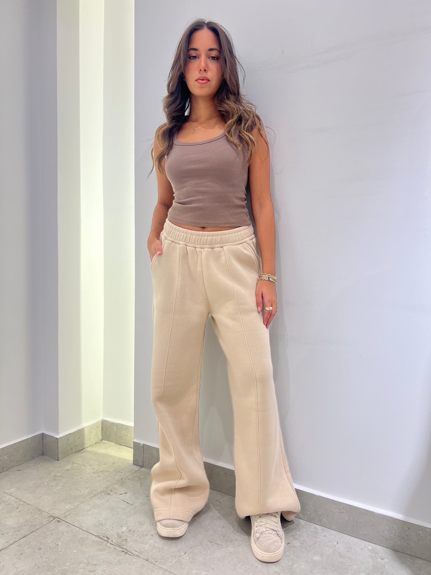 Essential Wide-Leg Lounge Pants