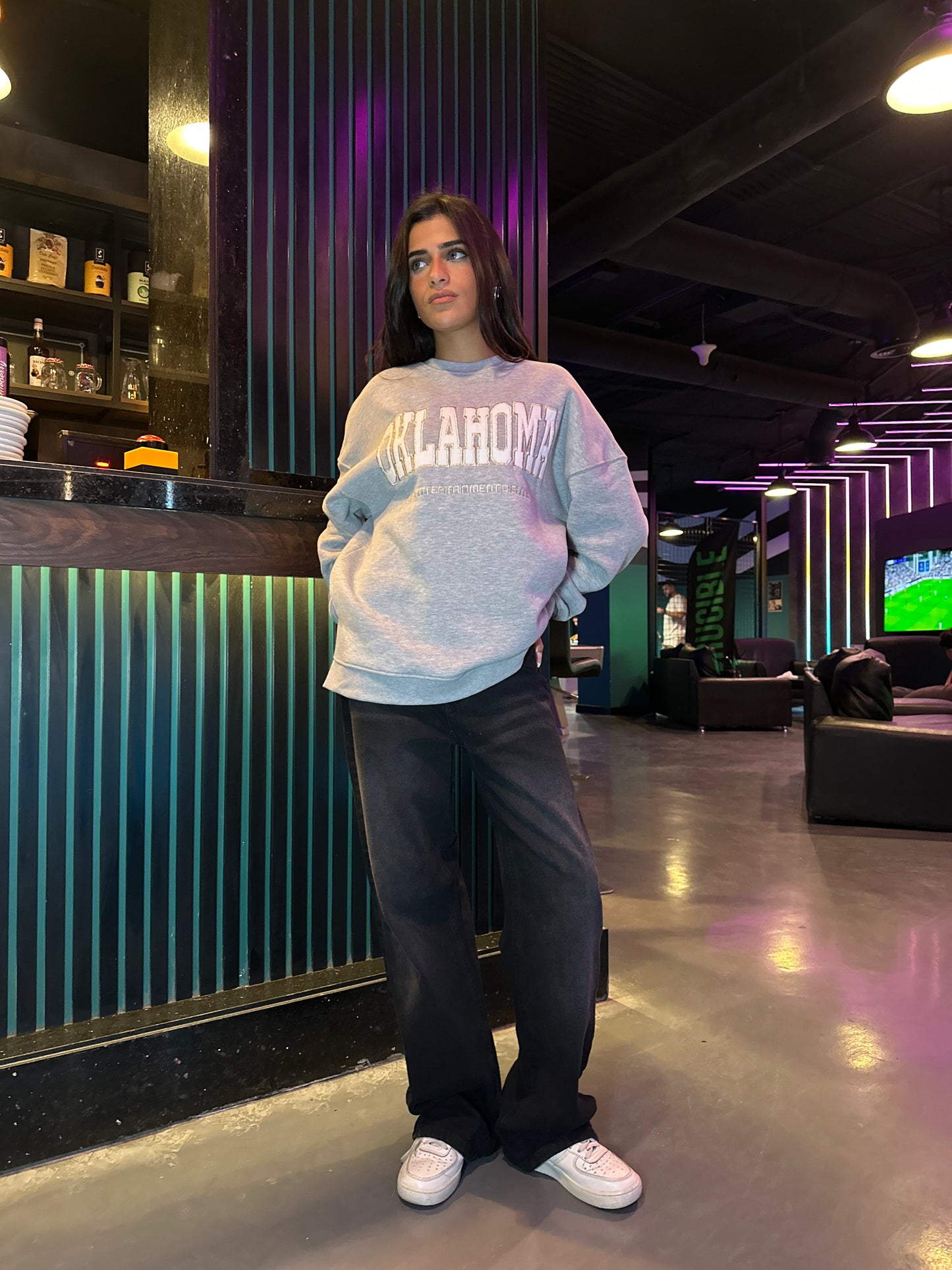 Vintage Wash Straight Jeans