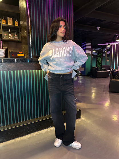 Vintage Wash Straight Jeans