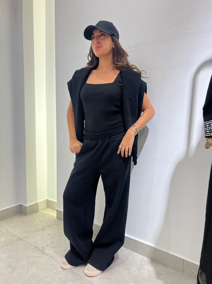 Essential Wide-Leg Lounge Pants