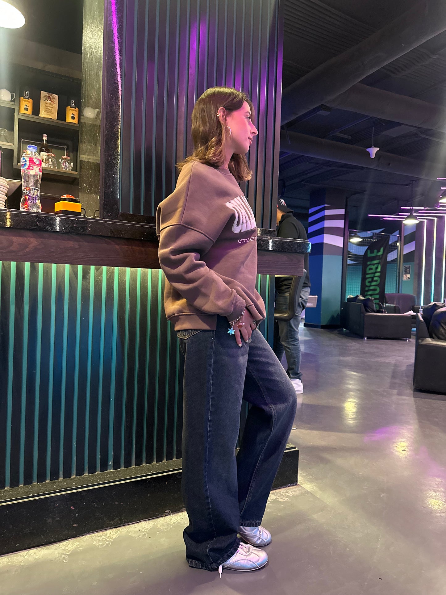 Vintage Wash Straight Jeans