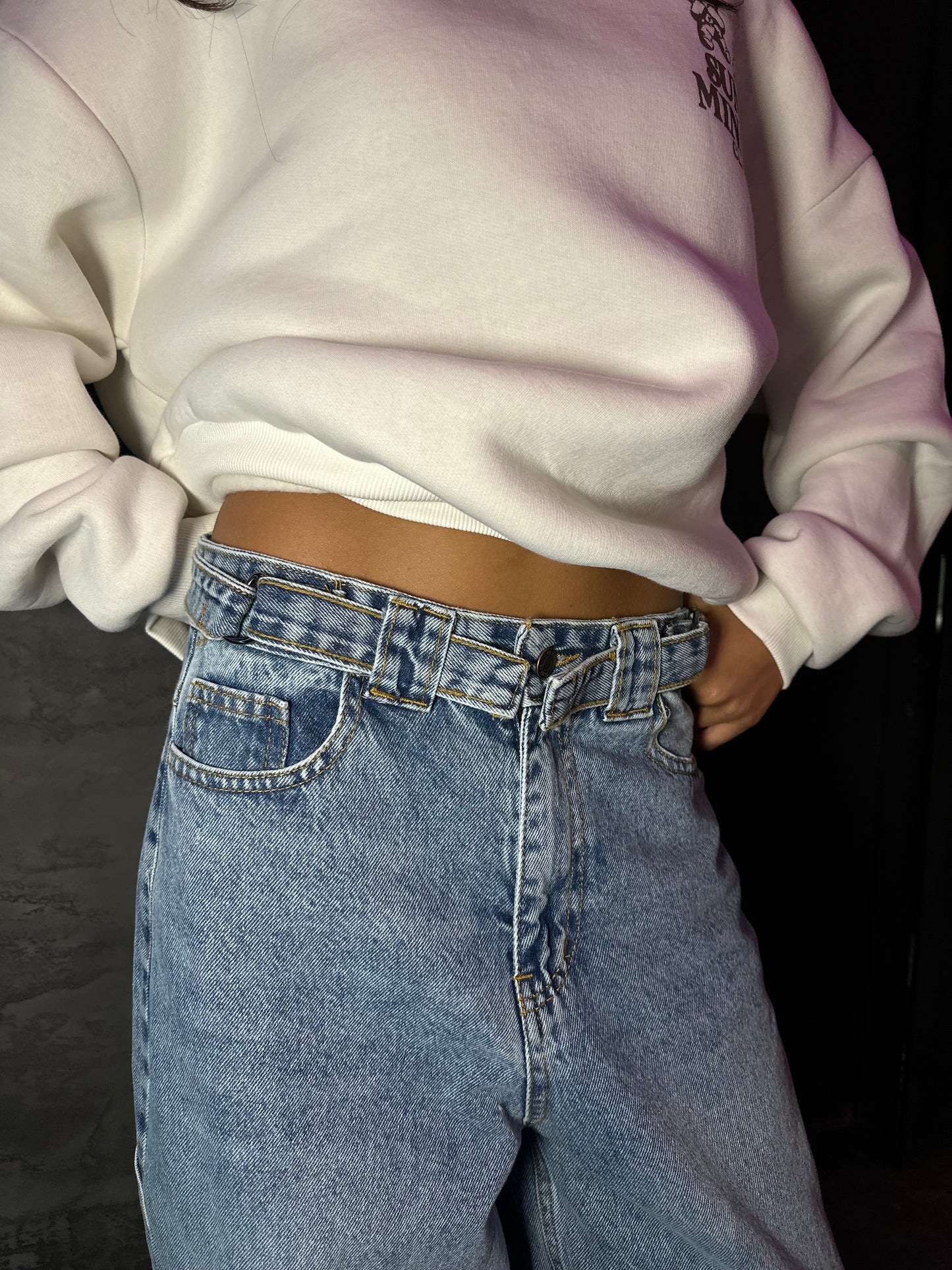 Relaxed Wide-Leg Denim