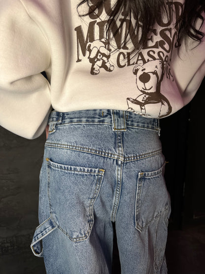 Relaxed Wide-Leg Denim