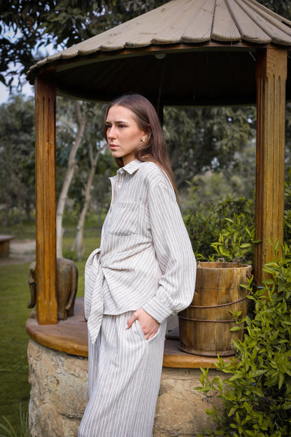 Sand Dune Tie-Front Shirt