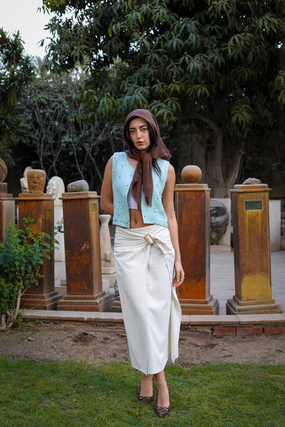 Dune Knot Buckle Skirt