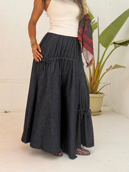 Denim Grace Maxi Skirt