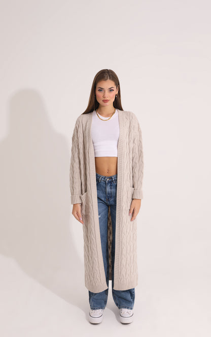 Long Knit Cardigan