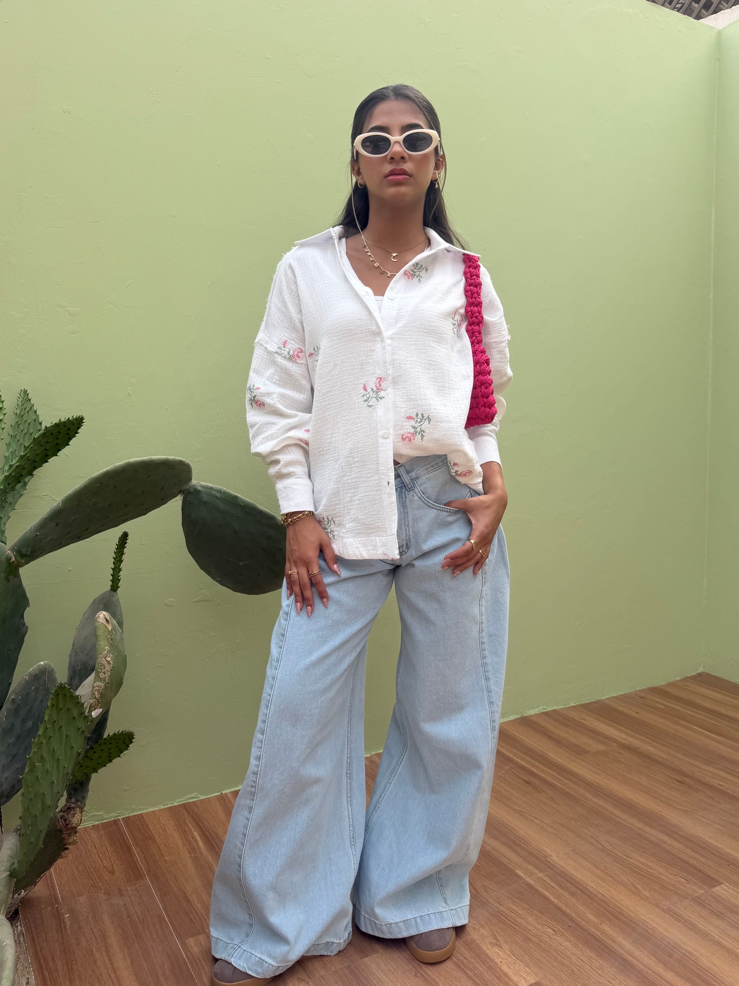 Bloom Embroidered Shirt