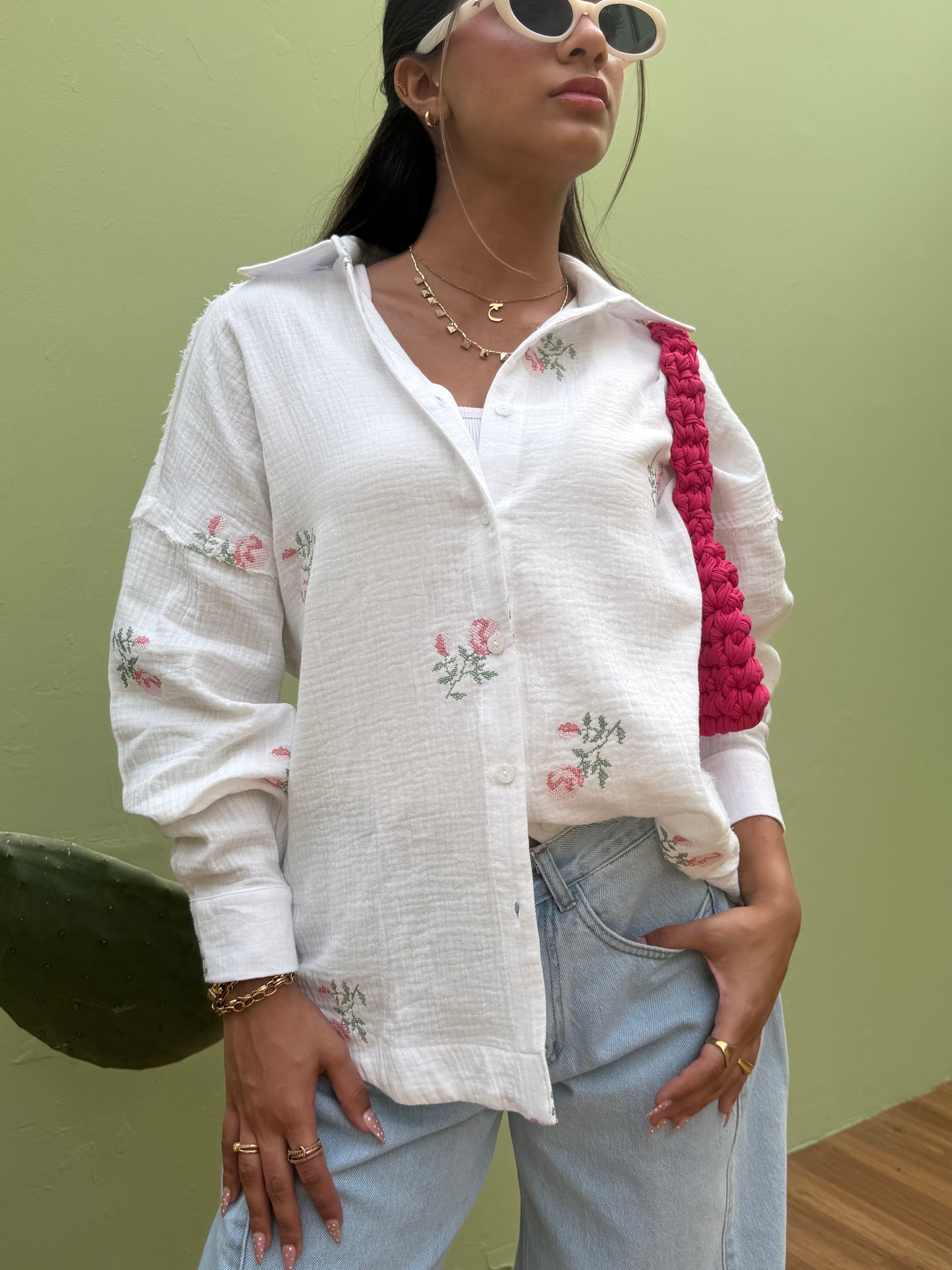 Bloom Embroidered Shirt