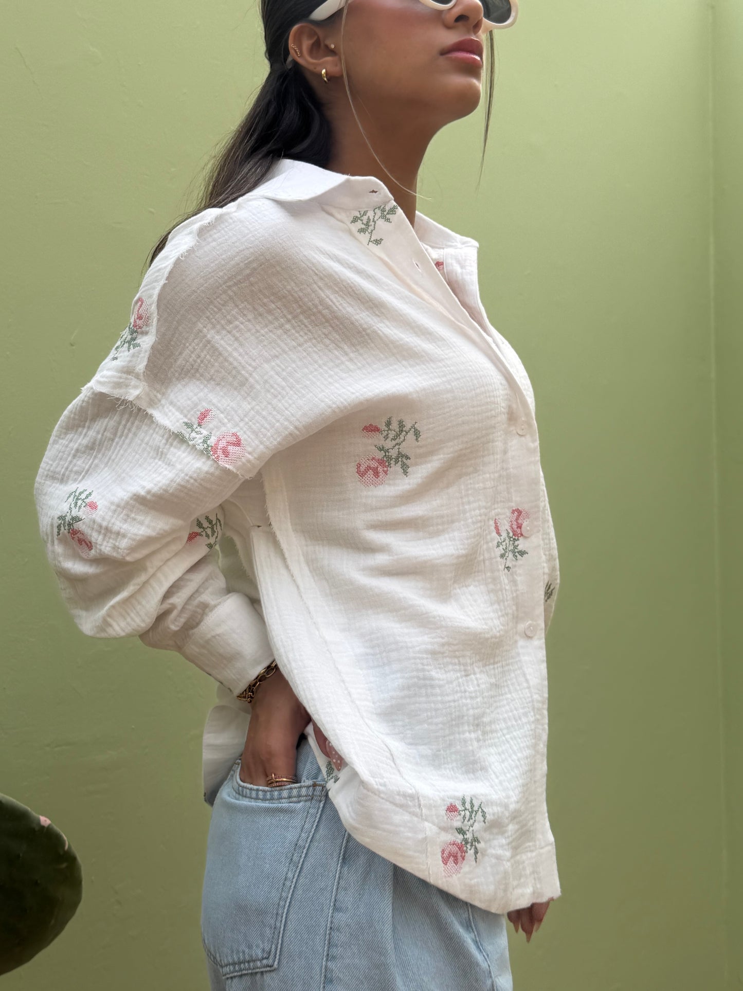 Bloom Embroidered Shirt