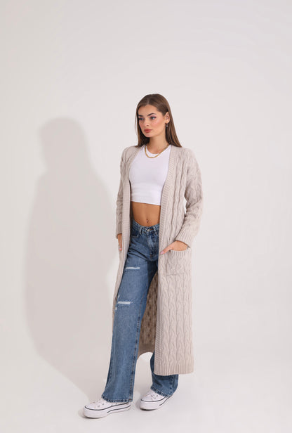 Long Knit Cardigan