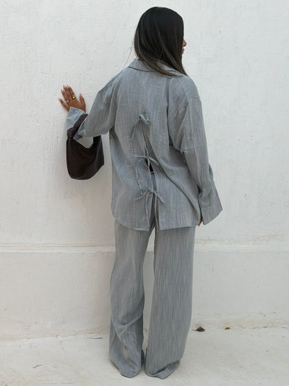 Sage Breeze Linen Co-Ord Set