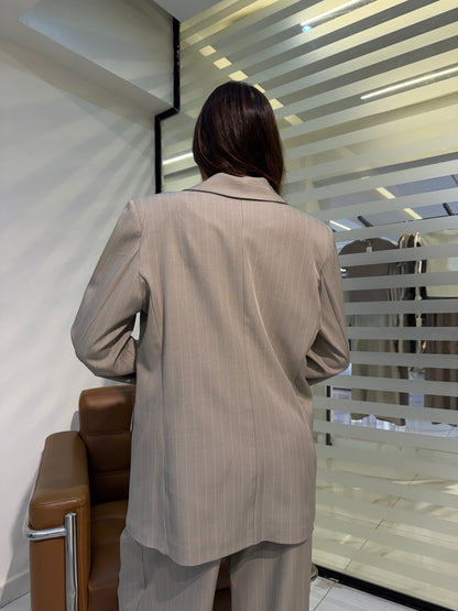 Classic Pinstripe Blazer