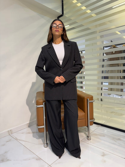 Classic Pinstripe Blazer