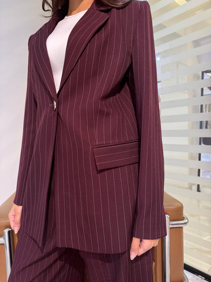 Classic Pinstripe Blazer