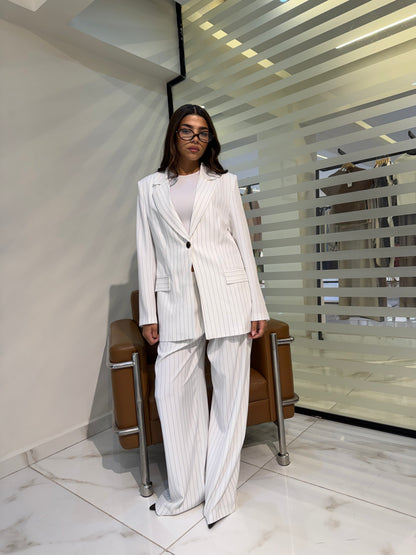 Classic Pinstripe Blazer