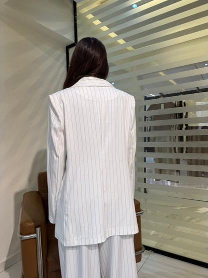 Classic Pinstripe Blazer