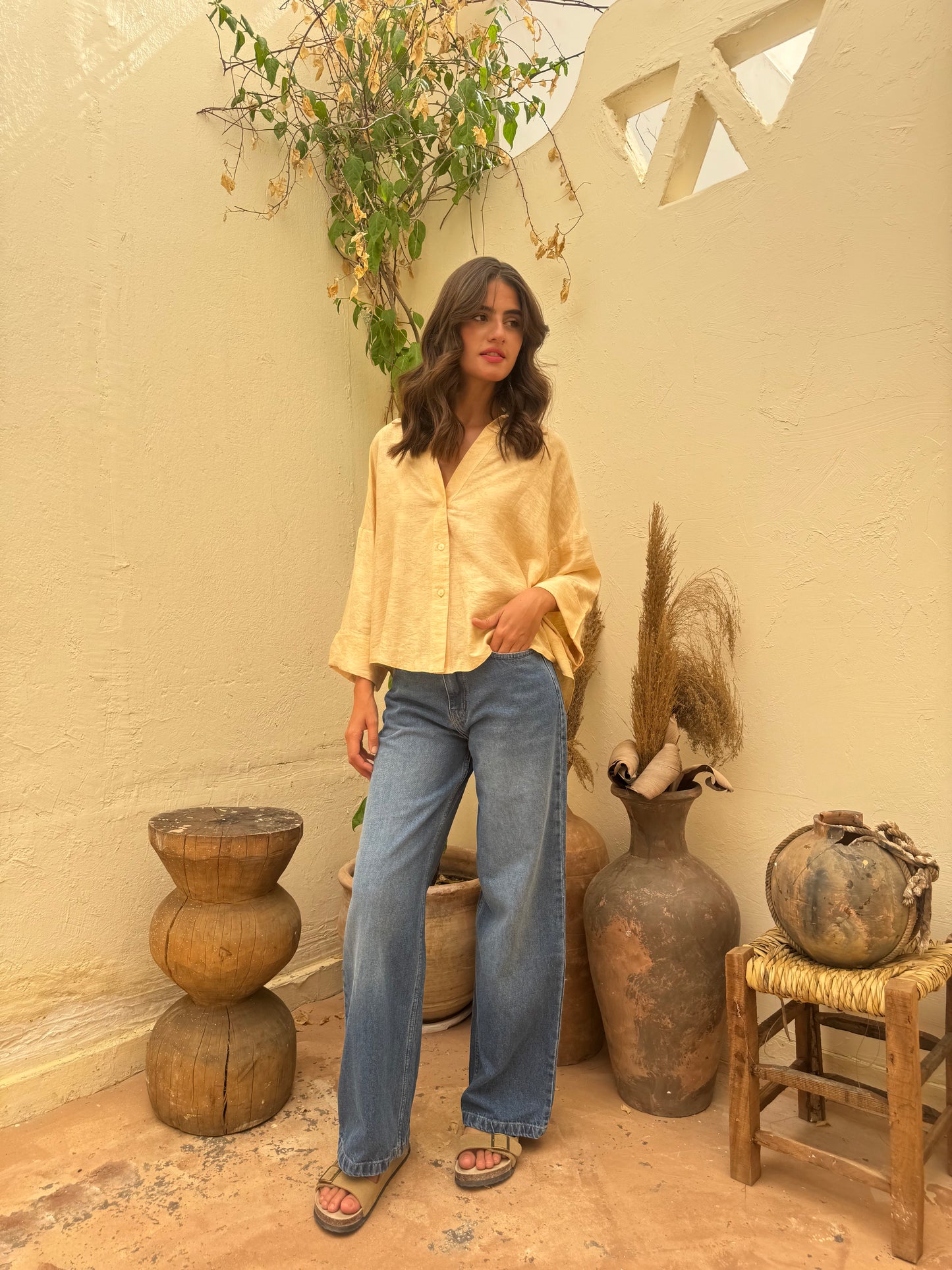 Sunlit Satin Shirt