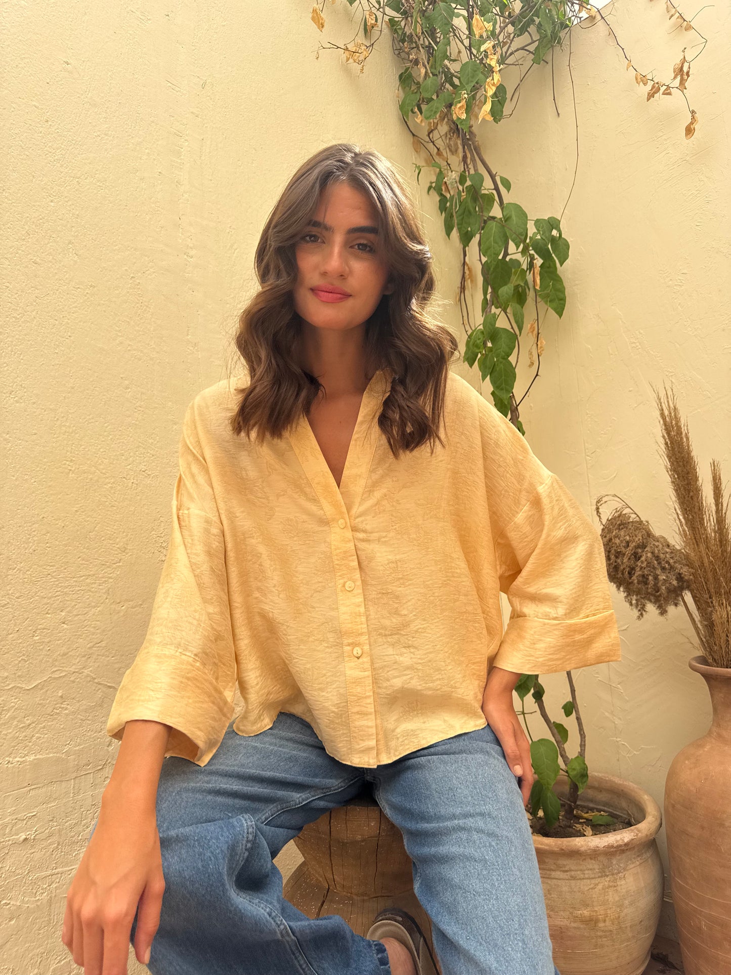 Sunlit Satin Shirt