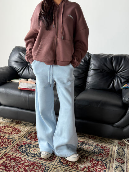 Wide-Leg Sweatpants