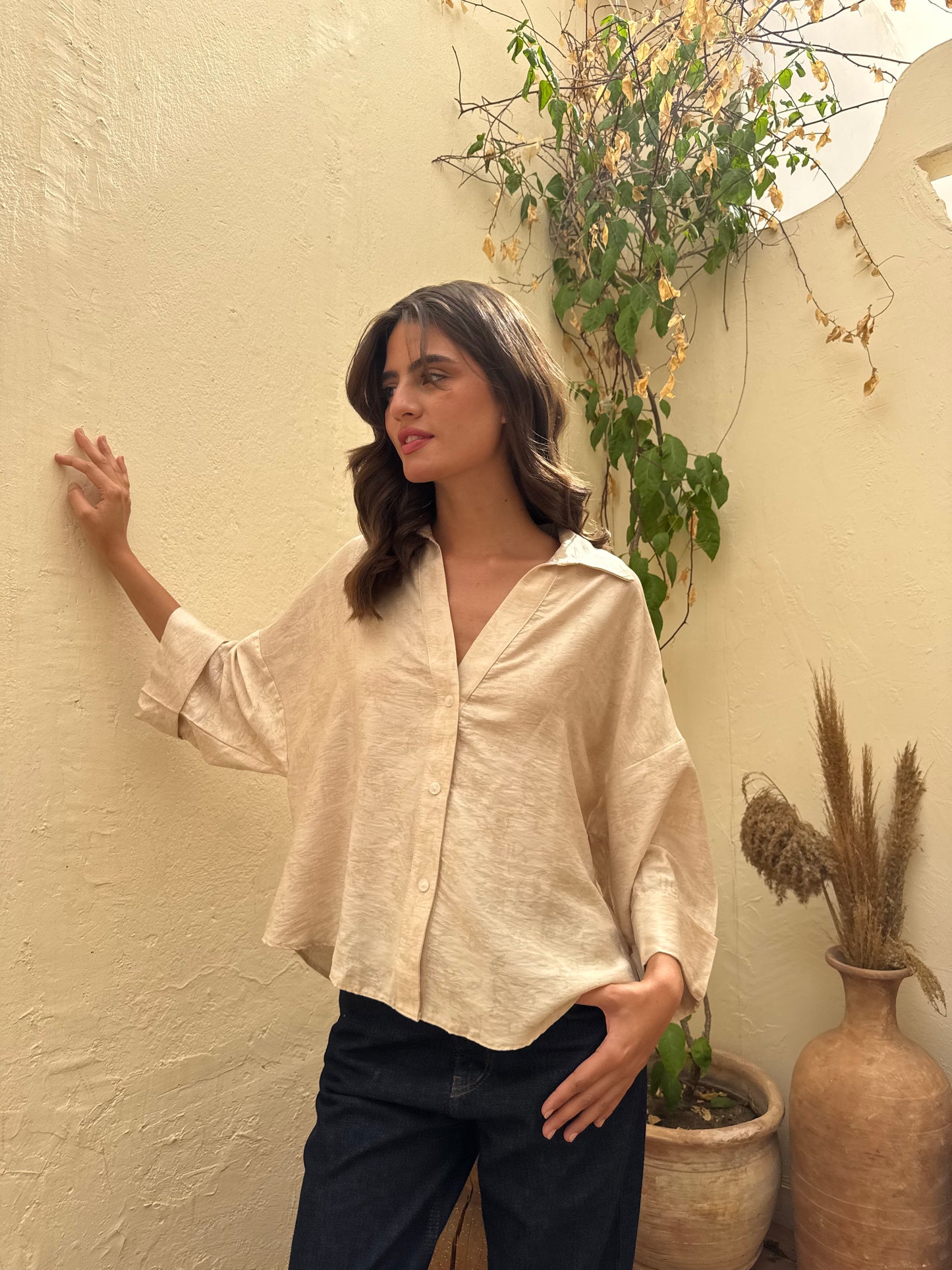 Sunlit Satin Shirt