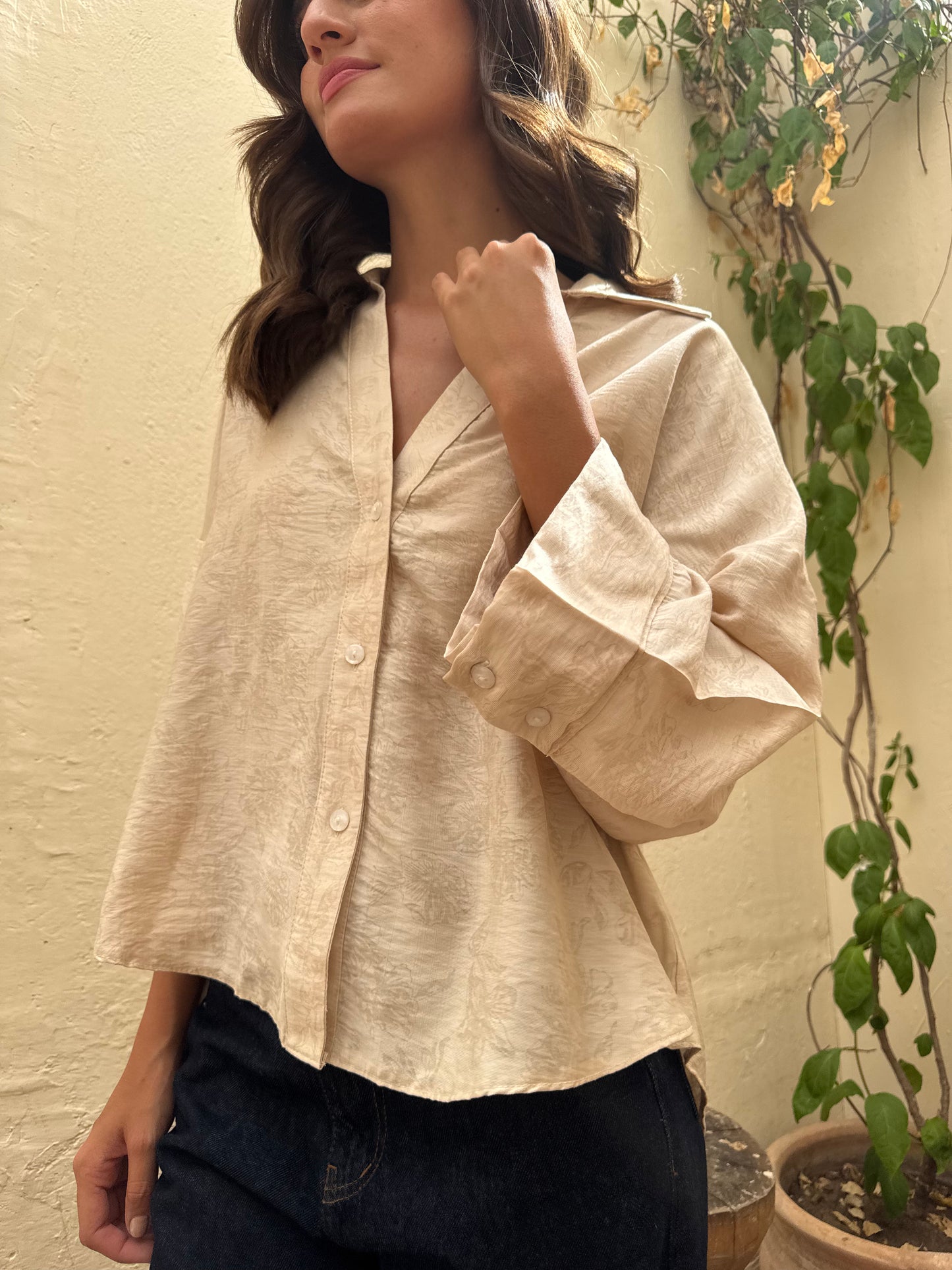 Sunlit Satin Shirt