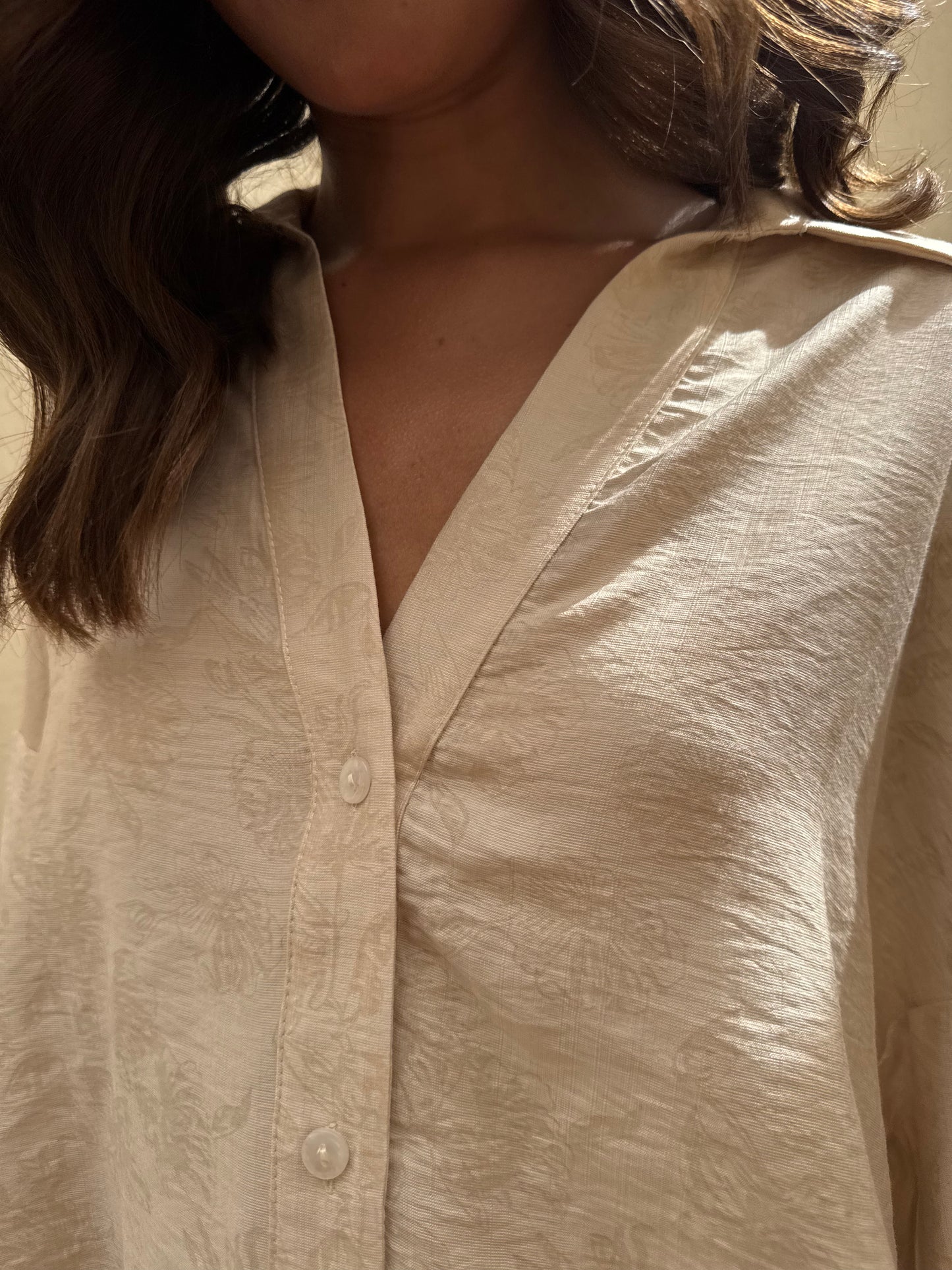 Sunlit Satin Shirt
