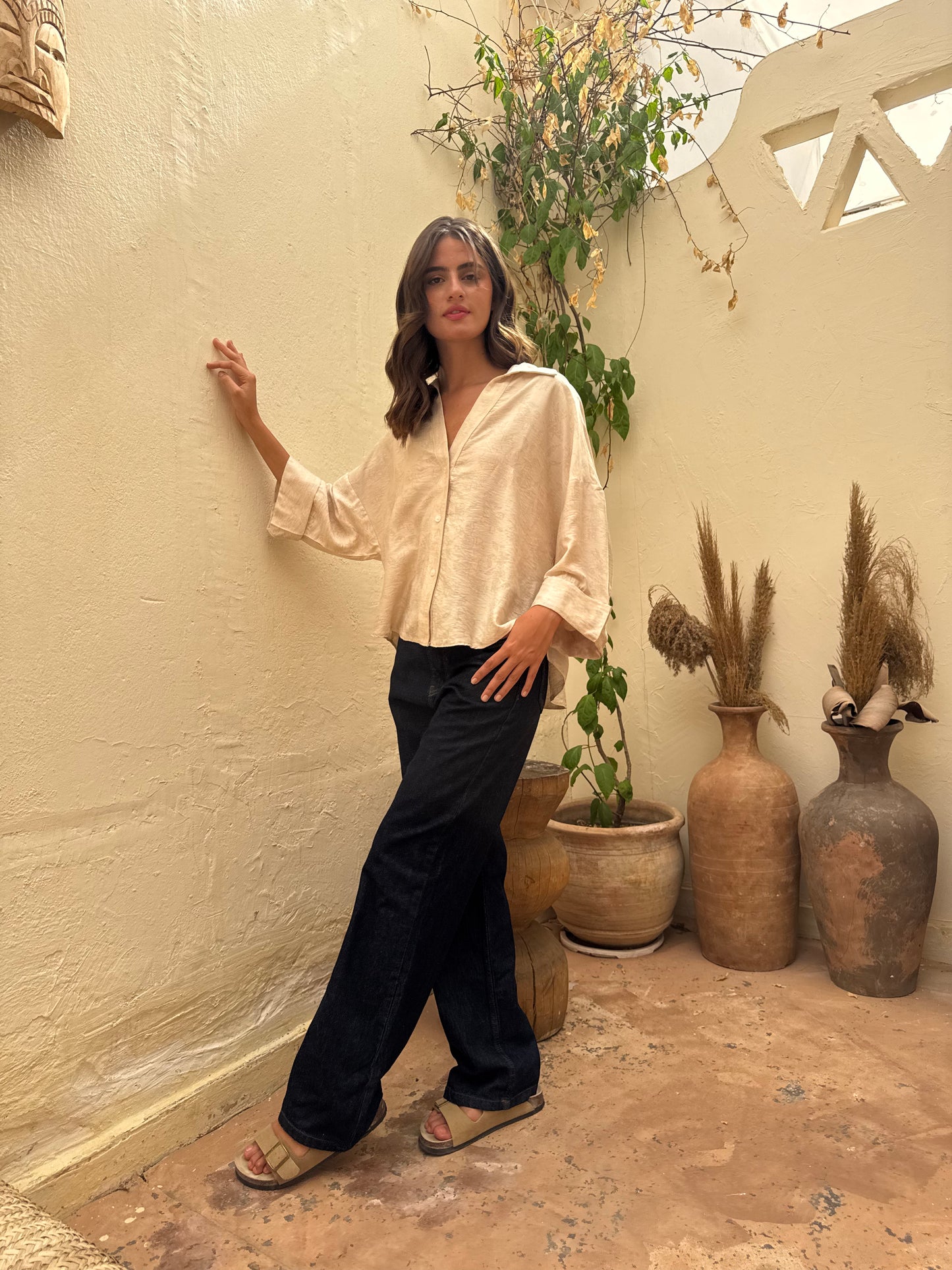 Sunlit Satin Shirt