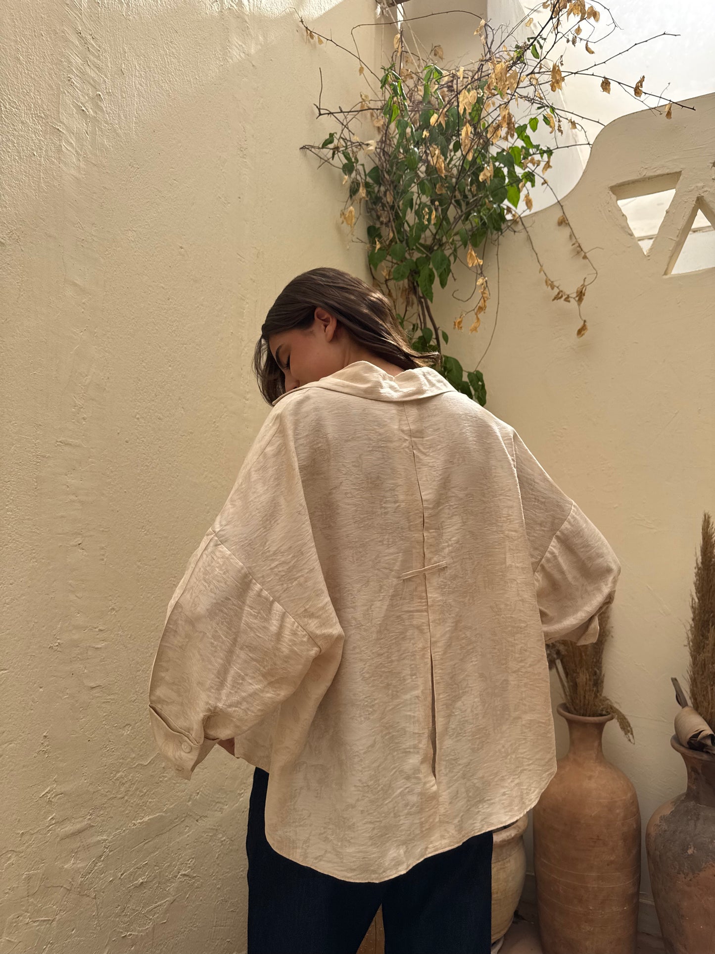 Sunlit Satin Shirt