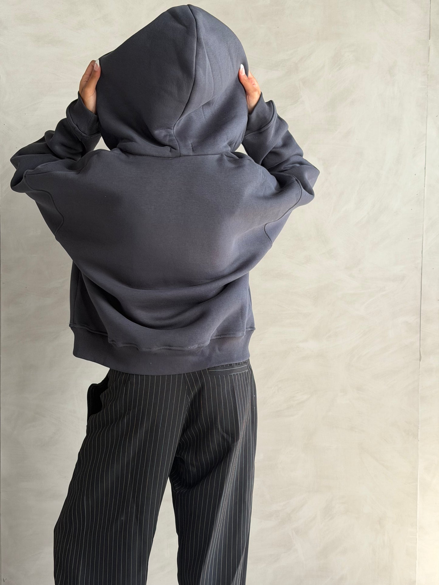 Oversized Zip-Up Hoodie