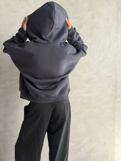 Oversized Zip-Up Hoodie