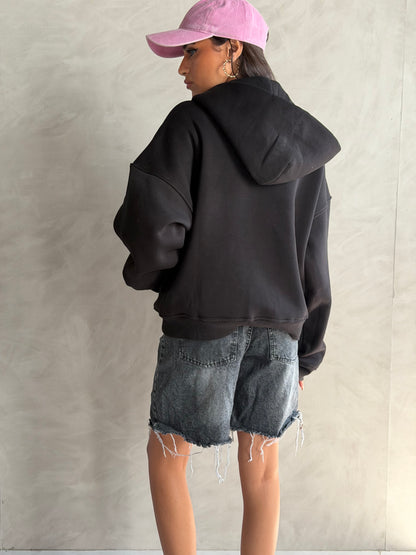 Oversized Zip-Up Hoodie