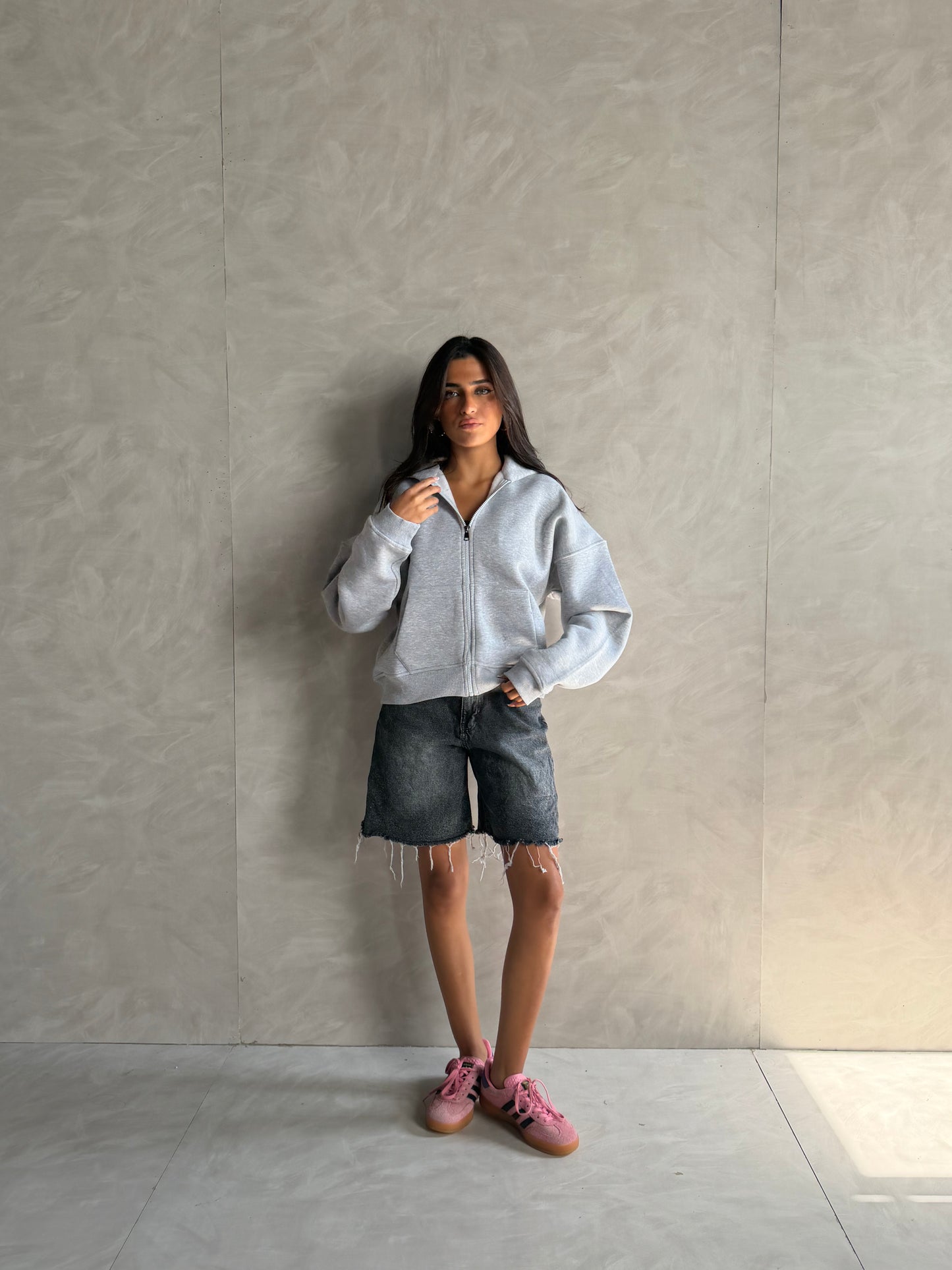 Oversized Zip-Up Hoodie