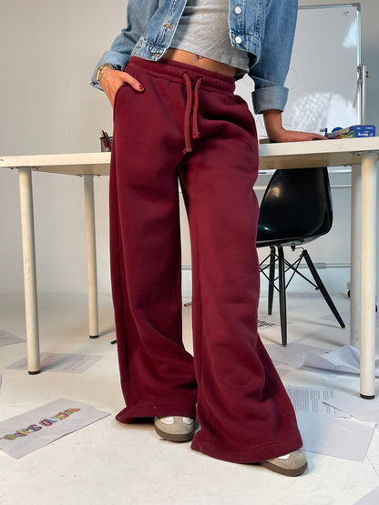 CozyCore Wide-Leg Sweatpants
