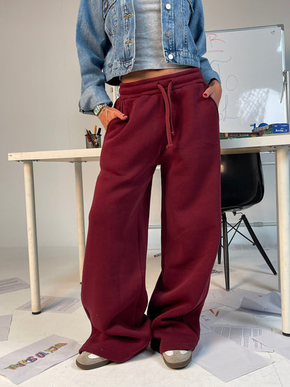 CozyCore Wide-Leg Sweatpants