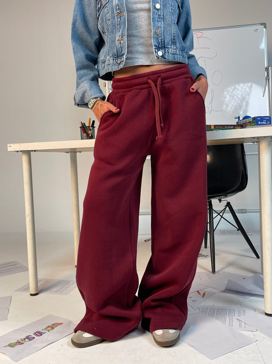 CozyCore Wide-Leg Sweatpants