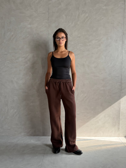 Wide-Leg Sweatpants