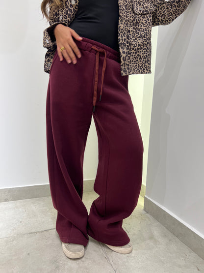 Wide-Leg Sweatpants