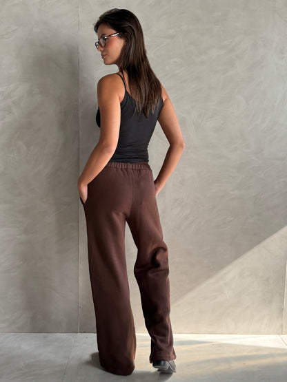 Wide-Leg Sweatpants