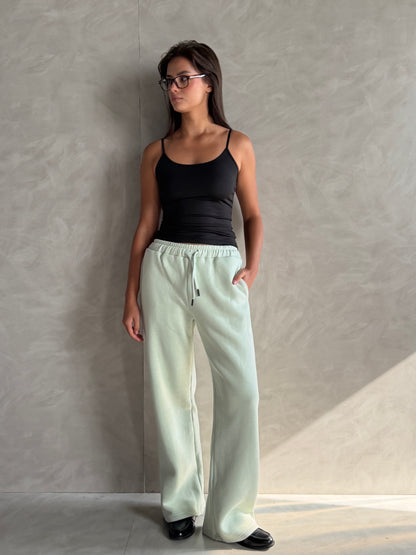 Wide-Leg Sweatpants