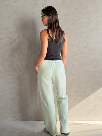 Wide-Leg Sweatpants