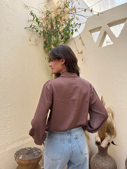 Sophia Tie-Neck Blouse