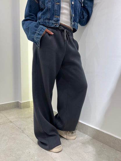 Wide-Leg Sweatpants