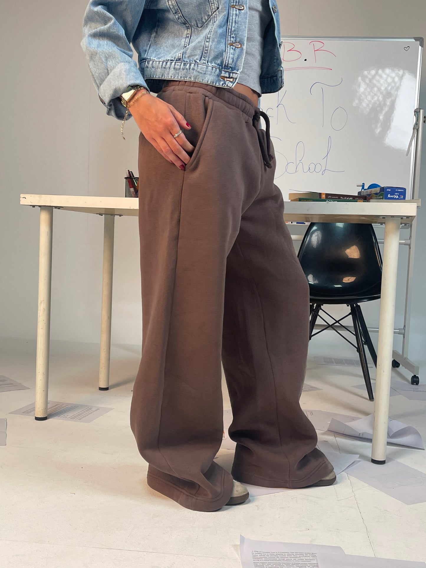 CozyCore Wide-Leg Sweatpants