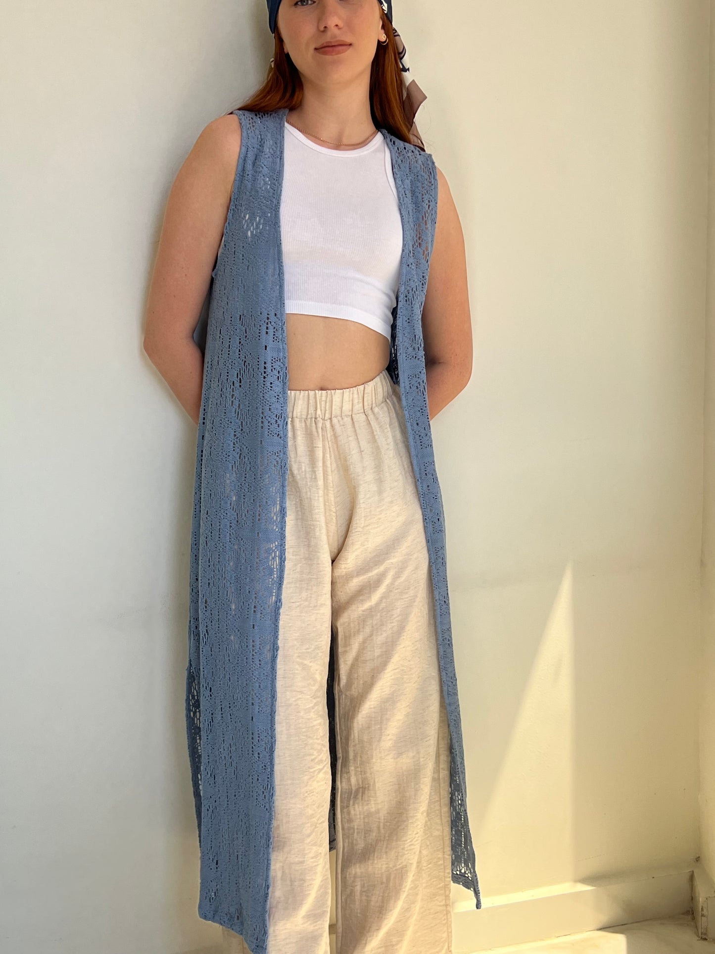 Breeze Knit Long Vest