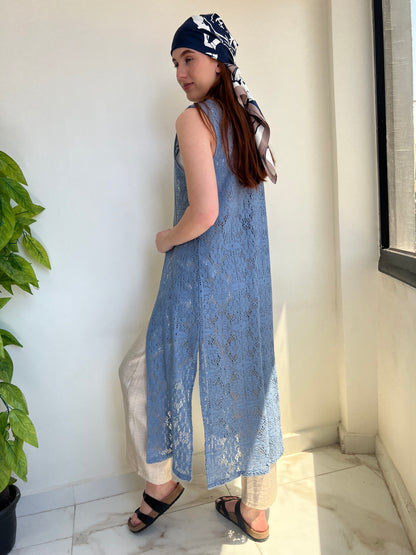 Breeze Knit Long Vest