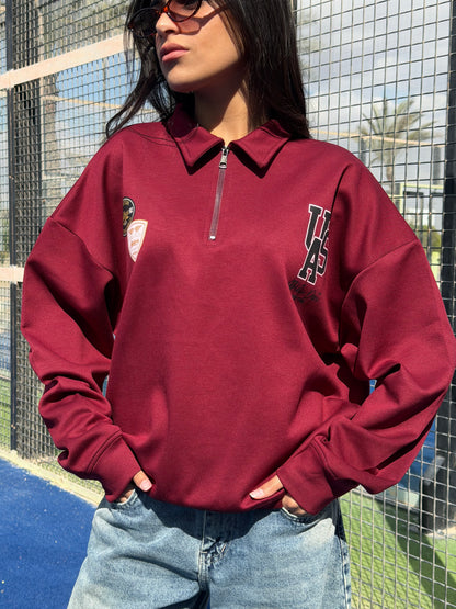 Urban Crest Zip Sweatshirt