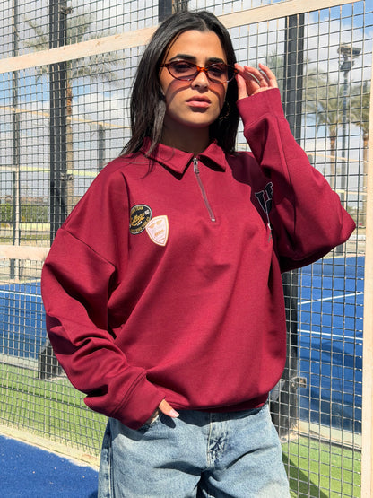 Urban Crest Zip Sweatshirt