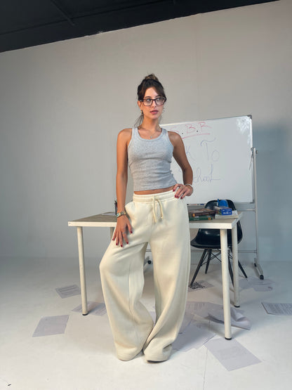 CozyCore Wide-Leg Sweatpants